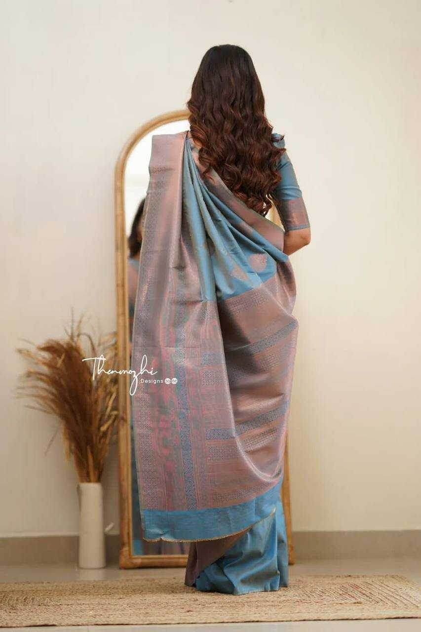 Lichi Silk Designer Jacquard Traditional Sarees - MYLUXURY LANE ENTERPRISE