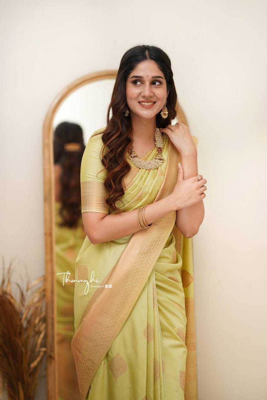 Lichi Silk Designer Jacquard Traditional Sarees - MYLUXURY LANE ENTERPRISE