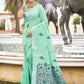 Linen  Festive Sarees  With Blouse
