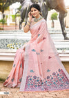 Linen  Festive Sarees  With Blouse