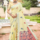 Linen  Festive Sarees  With Blouse
