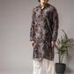 Linen Embroidered Kurta Pajama