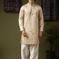 Linen Embroidered Kurta Pajama