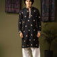Linen Embroidered Kurta Pajama