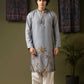 Linen Embroidered Kurta Pajama