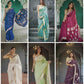 Linen Jacquard Saree - MYLUXURY LANE ENTERPRISE