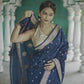 Linen Jacquard Saree - MYLUXURY LANE ENTERPRISE