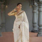 Linen Jacquard Saree - MYLUXURY LANE ENTERPRISE
