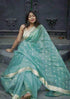 Linen Jacquard Saree - MYLUXURY LANE ENTERPRISE