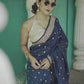Linen Jacquard Saree - MYLUXURY LANE ENTERPRISE