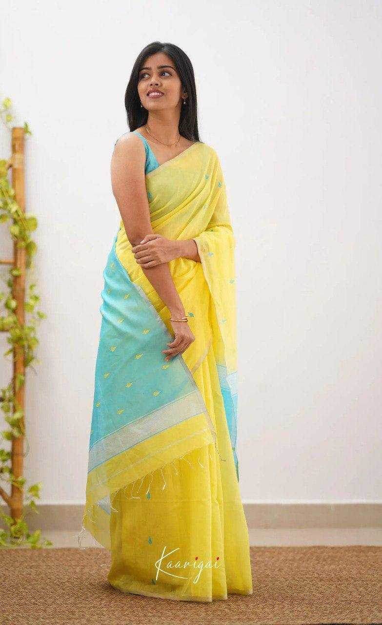 Linen Designer Printed Saree - MYLUXURY LANE ENTERPRISE
