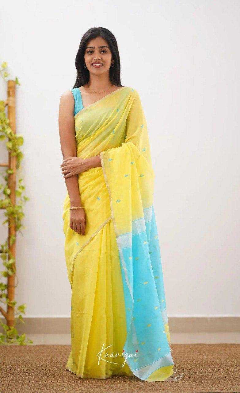 Linen  Designer  Printed Saree