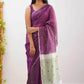 Linen Designer Printed Saree - MYLUXURY LANE ENTERPRISE