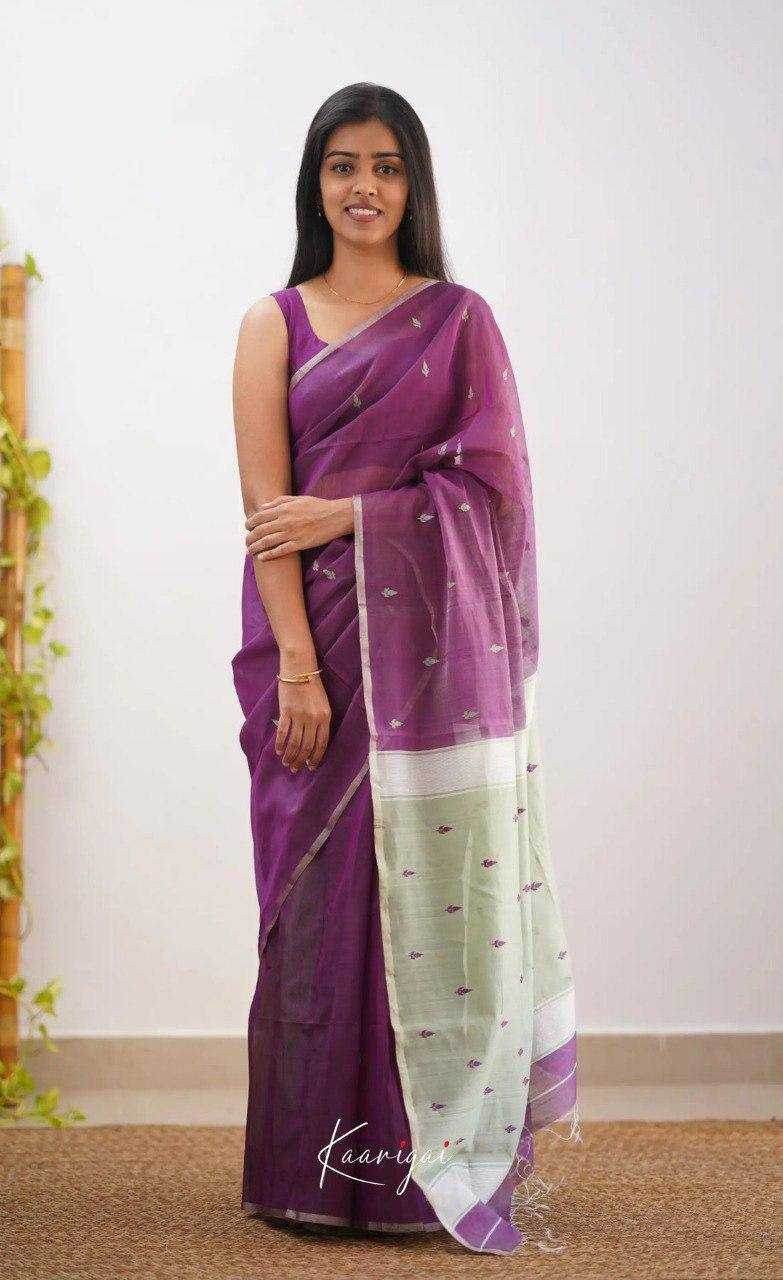 Linen Designer Printed Saree - MYLUXURY LANE ENTERPRISE