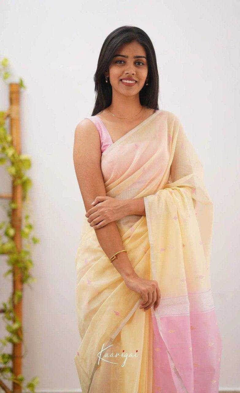 Linen Designer Printed Saree - MYLUXURY LANE ENTERPRISE