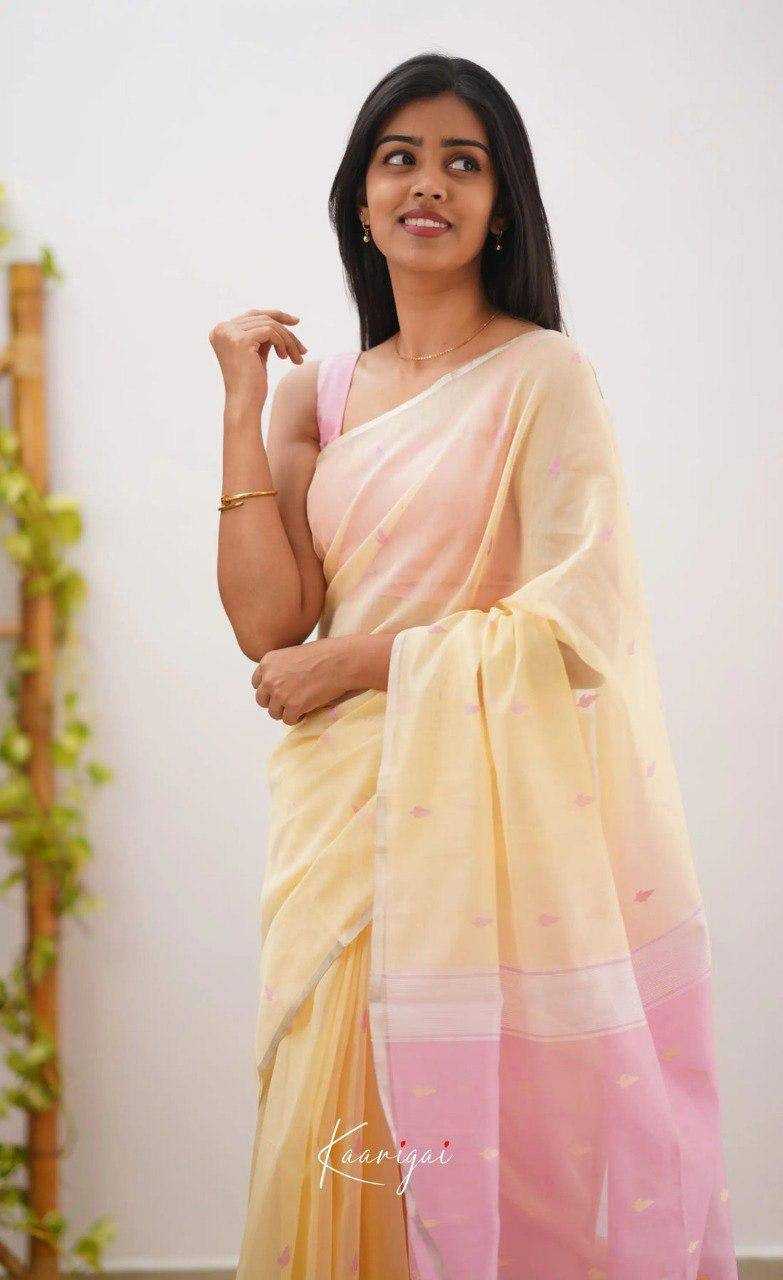 Linen  Designer  Printed Saree