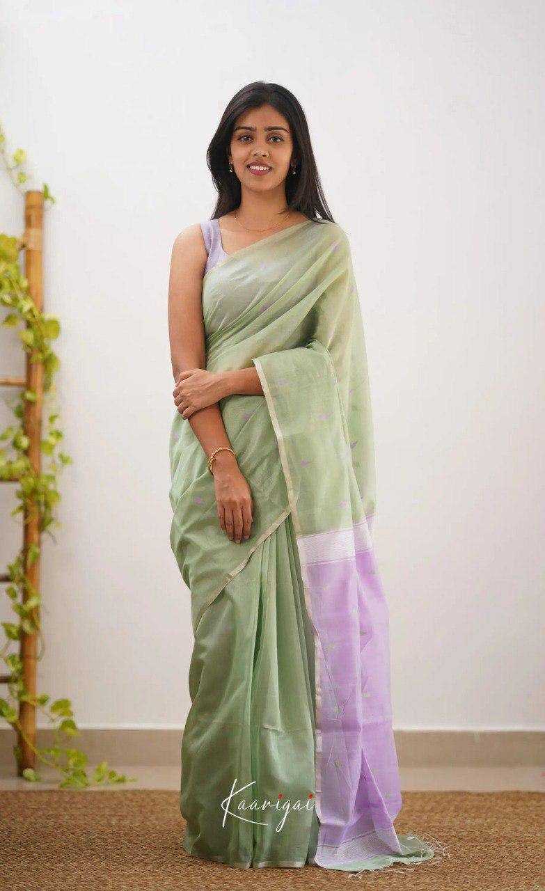 Linen  Designer  Printed Saree