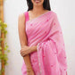 Linen Designer Printed Saree - MYLUXURY LANE ENTERPRISE