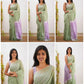 Linen Designer Printed Saree - MYLUXURY LANE ENTERPRISE