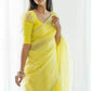 Linen Designer Printed Saree - MYLUXURY LANE ENTERPRISE