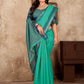 Linen Silk Linen Saree With Blouse