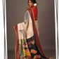 Linen  Printed Sarees  With Blouse