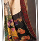 Linen  Printed Sarees  With Blouse