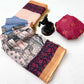 Linen  Printed Sarees  With Blouse