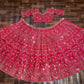 Malai Silk Thread Work Sequins Lehenga With Cancan - MYLUXURY LANE ENTERPRISE