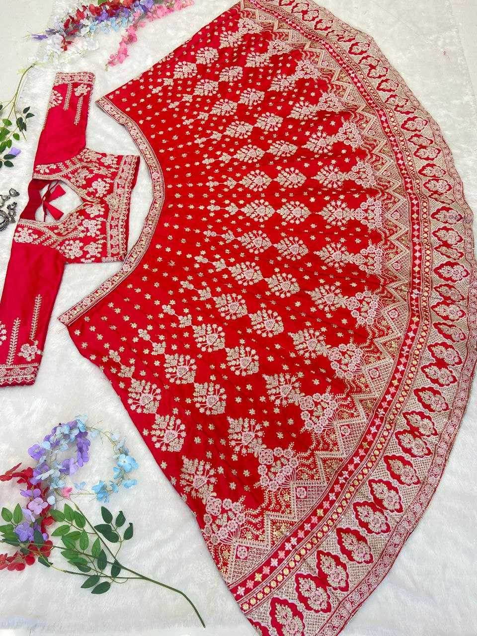 Malai Silk Sequins Lehenga With Cancan - MYLUXURY LANE ENTERPRISE