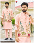 Malay Satin Silk Nehru Jacket Embroidered Kurta Pajama - MYLUXURY LANE ENTERPRISE