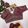 Milan Silk Readymade Sequence Embroidery Blouse - MYLUXURY LANE ENTERPRISE