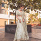 Mulberry Mirror Zari Work Lehenga for Festive Occasions - MYLUXURY LANE ENTERPRISE