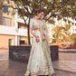 Mulberry Mirror Zari Work Lehenga for Festive Occasions - MYLUXURY LANE ENTERPRISE