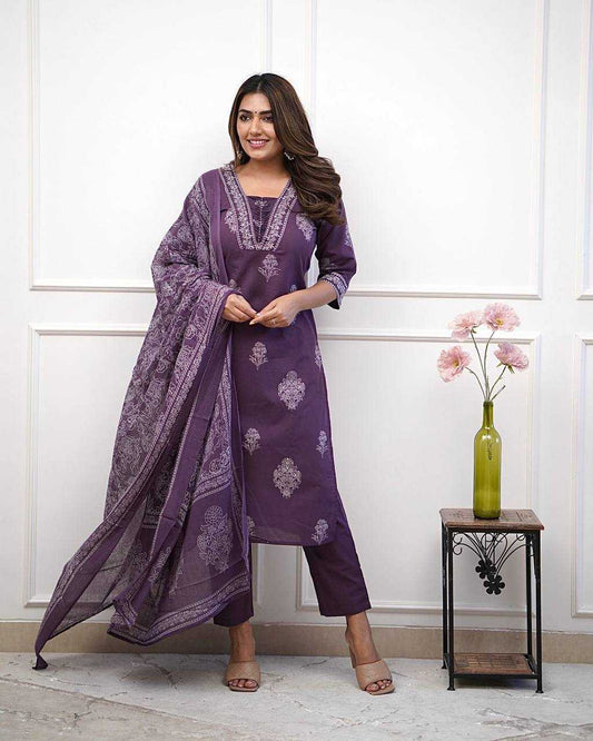 Muslin Cotton suit