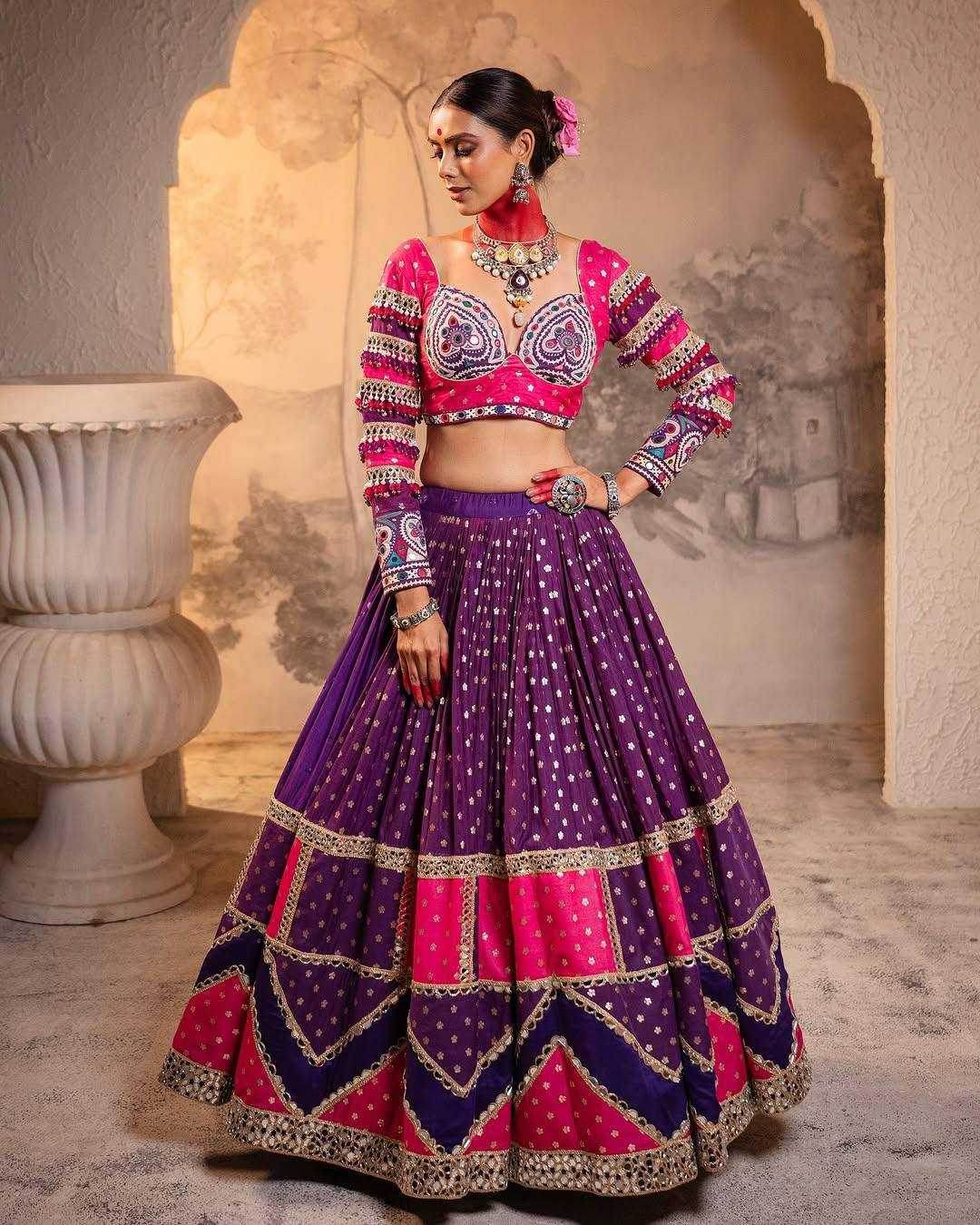 Muslin Cotton Navratri Chaniya Choli - MYLUXURY LANE ENTERPRISE