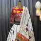 Muslin Cotton Mirror Work Lehenga with Elegant Design - MYLUXURY LANE ENTERPRISE