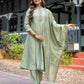 Muslin Embroidery Anarkali Suit - MYLUXURY LANE ENTERPRISE