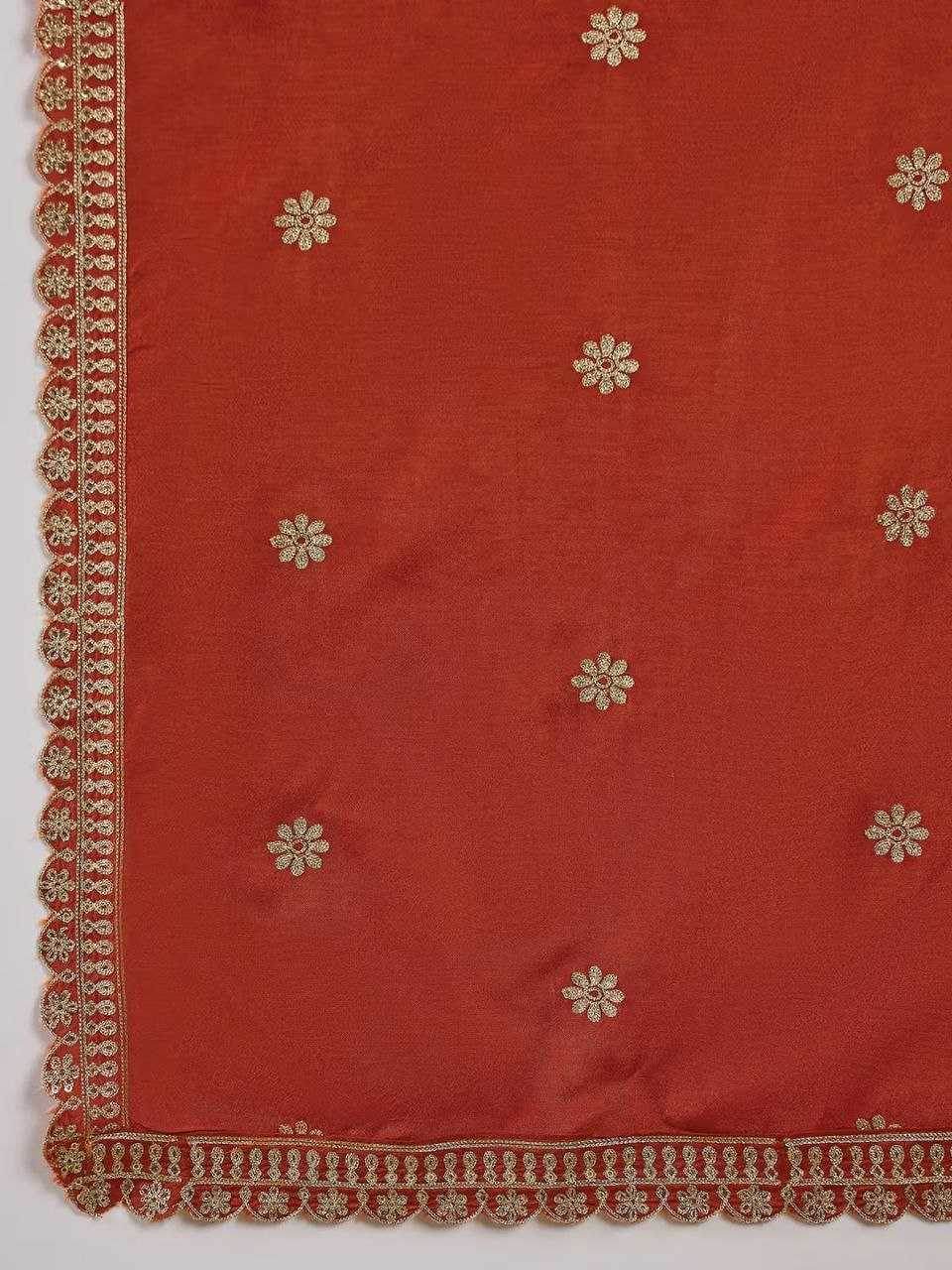 Muslin Silk Embroidery Gowns Anarkali Long Gowns - MYLUXURY LANE ENTERPRISE