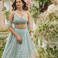 Net Designer Embroidered Lehenga - MYLUXURY LANE ENTERPRISE