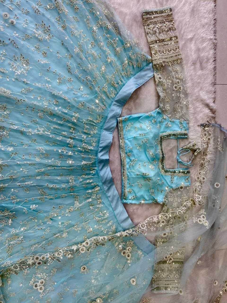 Net Engagement Sequins With Cancan - MYLUXURY LANE ENTERPRISE