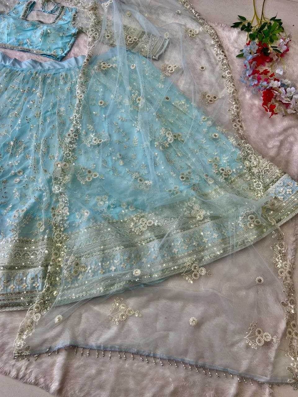 Net Engagement Sequins With Cancan - MYLUXURY LANE ENTERPRISE