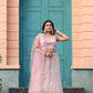 Net Engagement Sequins Lehenga Cancan - MYLUXURY LANE ENTERPRISE