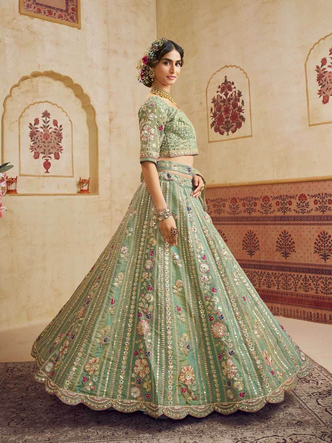 Net Designer Lehenga - MYLUXURY LANE ENTERPRISE