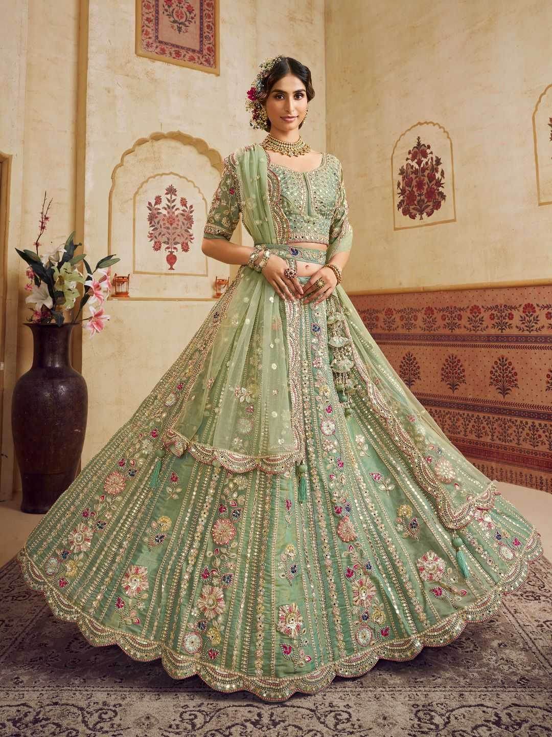 Net Designer Lehenga - MYLUXURY LANE ENTERPRISE