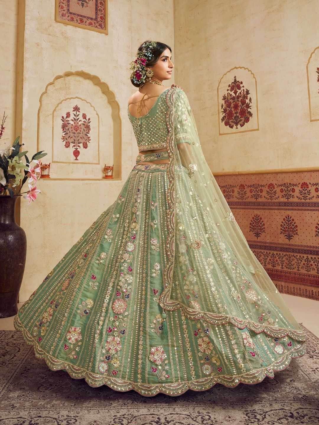 Net Designer Lehenga - MYLUXURY LANE ENTERPRISE