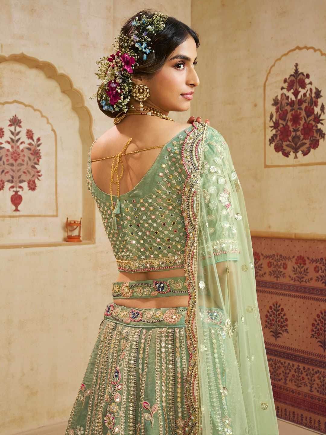 Net Designer Lehenga - MYLUXURY LANE ENTERPRISE