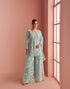 Net Palazzo Suit Sangeet Outfit - MYLUXURY LANE ENTERPRISE
