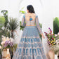 Net Sequins Lehenga With Cancan - MYLUXURY LANE ENTERPRISE