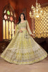 Net Embroidered Sequins Lehenga With Cancan - MYLUXURY LANE ENTERPRISE